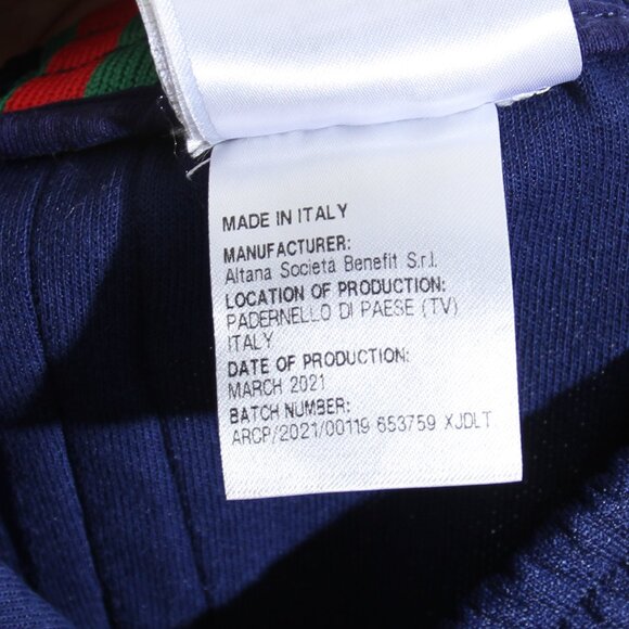 Gucci Baby Toddler Kid Track Pants Pull-On Side Stripe Unisex Size 18-24 Months - Picture 10 of 10